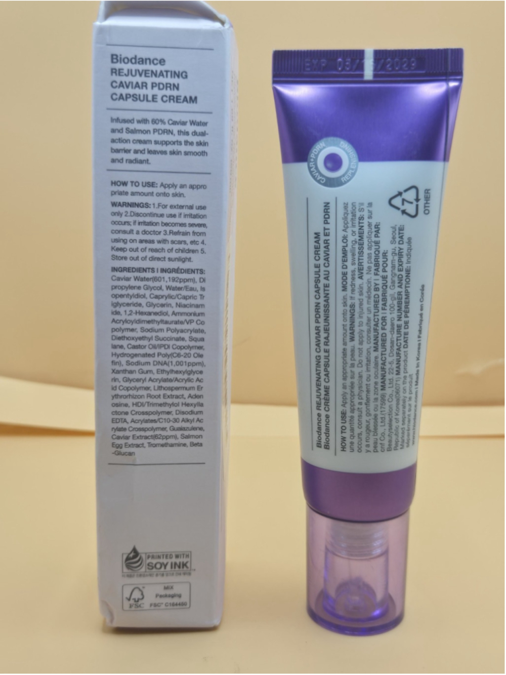 Biodance Rejuvenating Caviar PDRN Capsule Cream 50ml New In Box - Exp 03/2029 - Picture 2 of 5